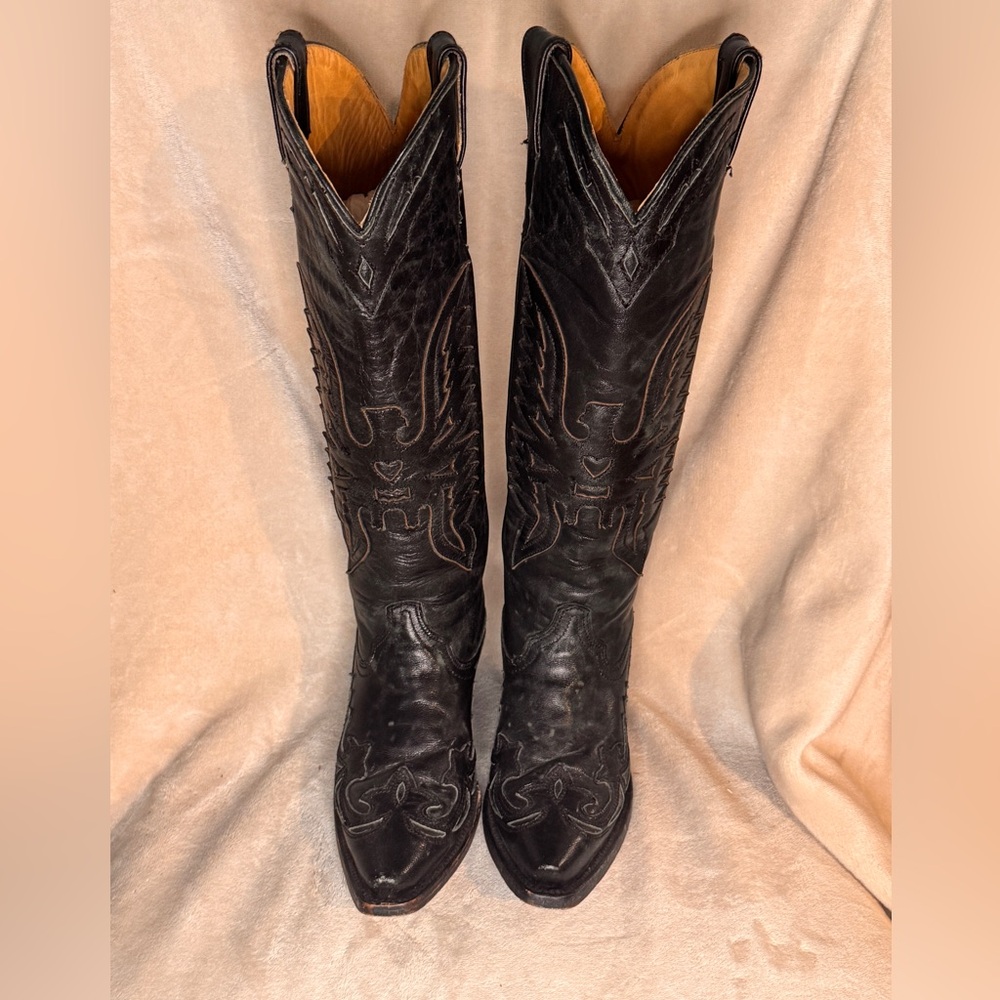 Corral Tall Black Eagle Boots - Picture 2 of 12